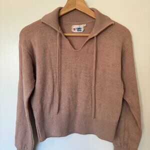 Vintage  Sezane-style Collared Sweater - XS